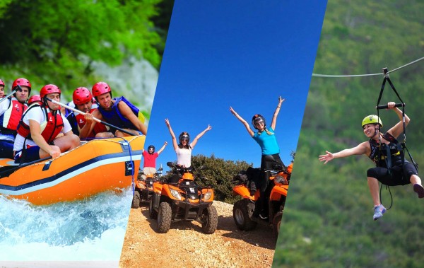 Rafting, Zipline and ATV Tour From Kemer